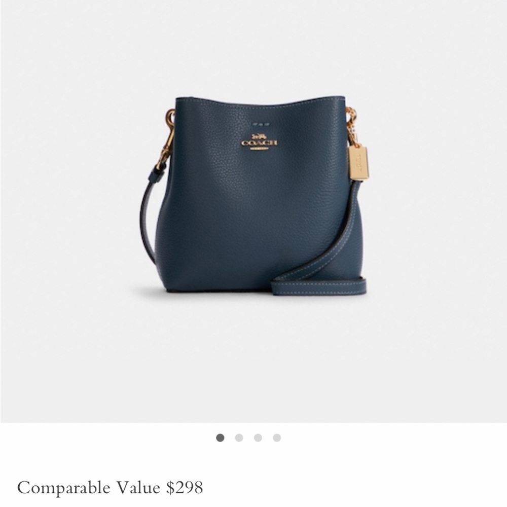 Coach Mini Town Bucket Bag in Blue